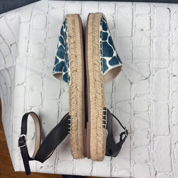 EUC Ann Taylor Women’s Isabella Giraffe Real Calf Hair Espadrilles Sz 8.5M - Picture 4 of 11